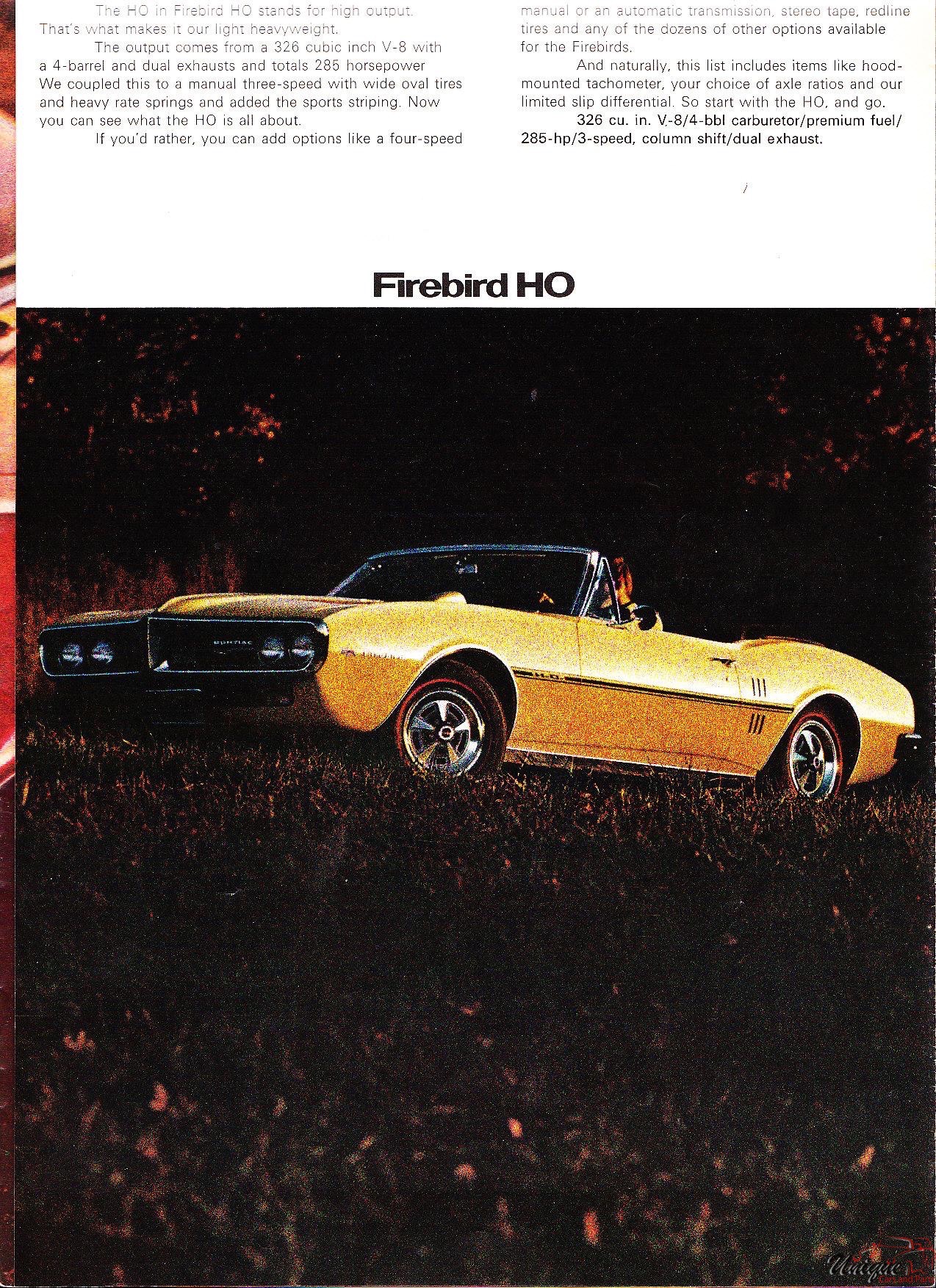 1967 Pontiac Firebird Brochure Page 12